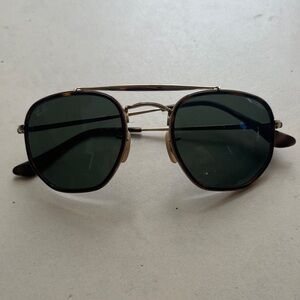 Ray-Ban Classic Gold Frame Sunglasses